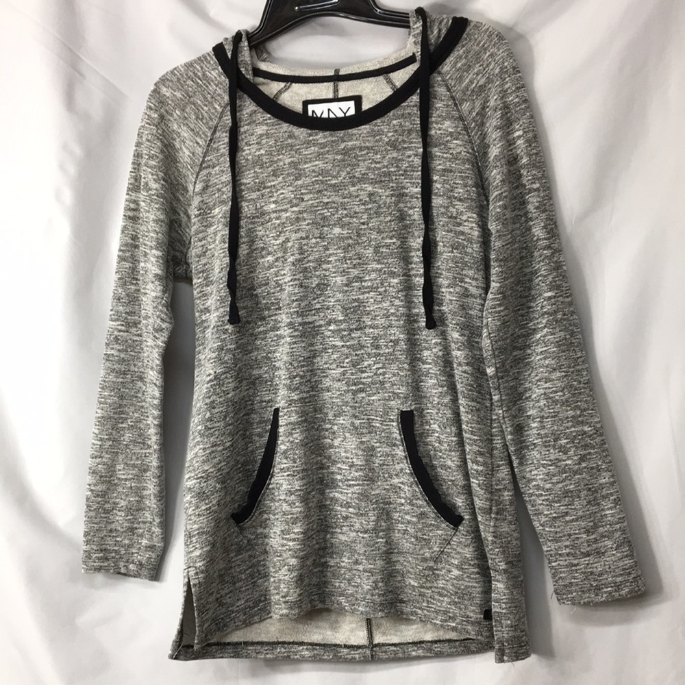 Marc New York Women’s Heather Gray Hoodie Size L Like-NEW Condition